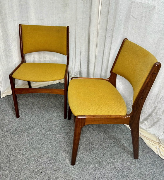 Danish Design Erik Buch Model 89 Teak Mid Century Dining Chairs, Anderstrup Møbelfabrik, Wood, Brown (photo 13 of 14)