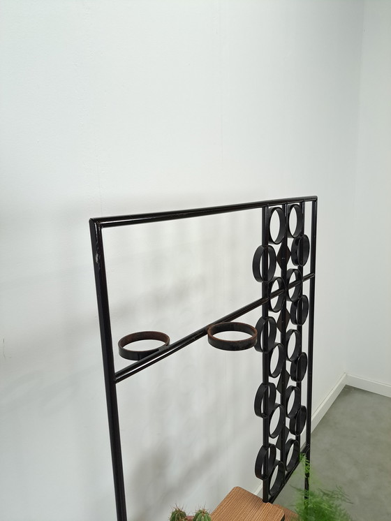 Image 1 of DDR Plant Table With Formica And Steel, Plant Rack