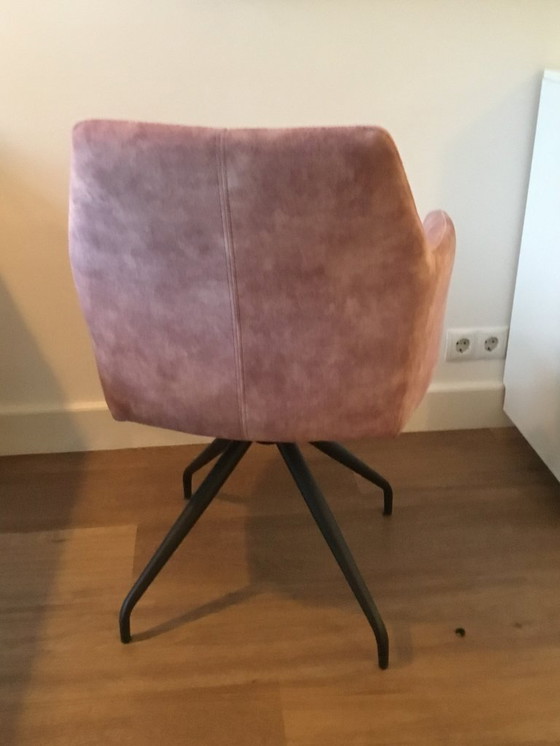 Image 1 of Sessel, altrosa, Spinnenbeine mit Drehfunktion