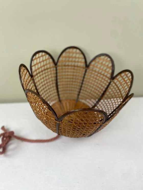 Vintage wicker pendant light – Pendant lamps, Rattan (photo 10 of 17)