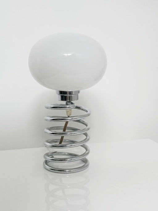 Spring lamp by Ingo Maurer for Honsel, 1970s