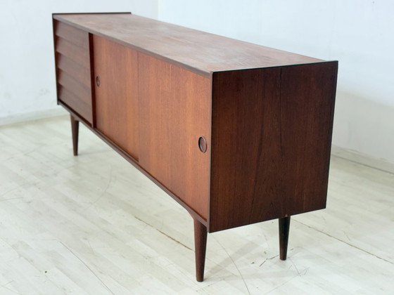 Image 1 of Very beautiful mid-century sideboard / teak sideboard from the 1960s / vintage teak sideboard