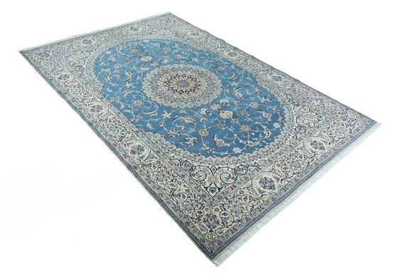 Image 1 of Squisito tappeto orientale Nain 9La con contenuto di seta - 301 x 196 cm - Annodato a mano