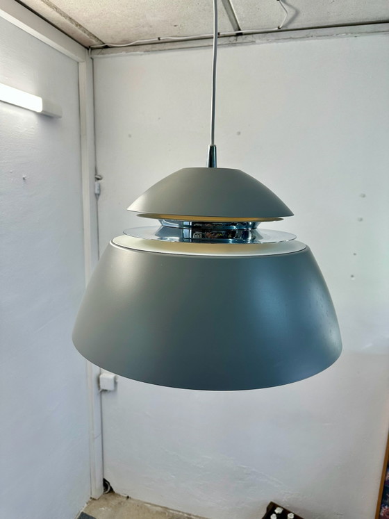 2 Design Belid Avalon Ceiling lights T1301 Mid Century Space Age, Metal, Grey (photo 9 of 14)