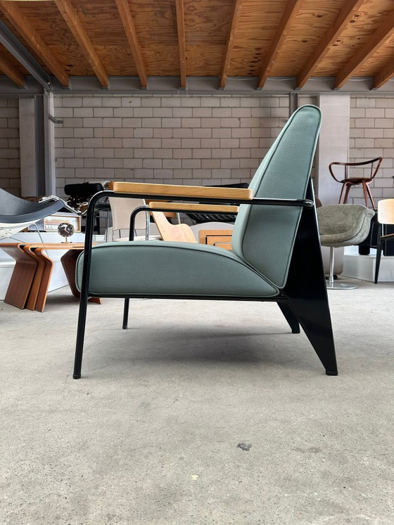 Vitra Fauteuil de Salon, Jean Prouvé – Poltrone, Metallo, Tessile (photo 3 of 7)