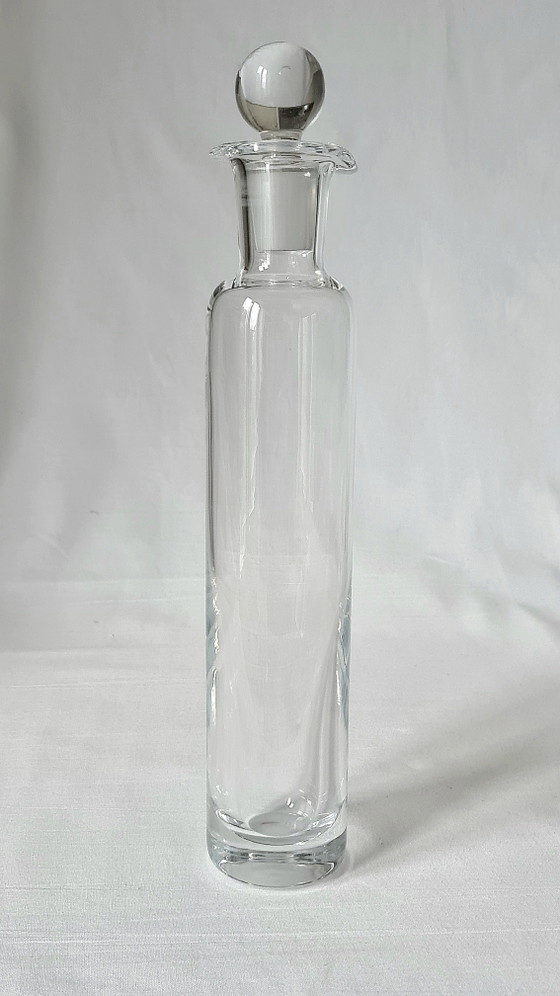 Vintage 2 Eleganti Caraffe in Vetro 31 / 27,5 cm Ottime Condizioni – Bicchieri e caraffe, Glass (photo 14 of 15)