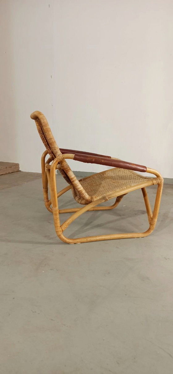 Image 1 of Sillón Yamakawa de bambú y ratán
