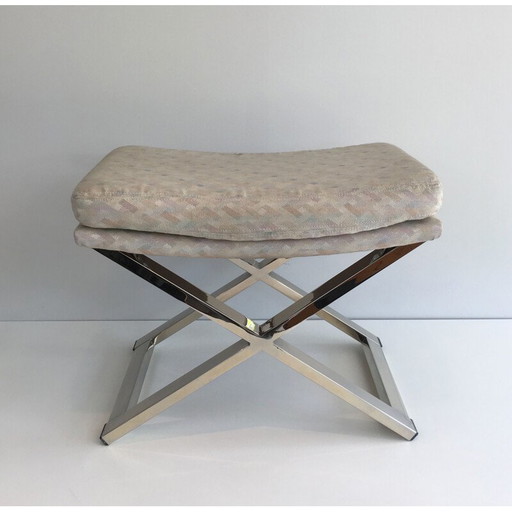 Vintage stool in Chrome 1970