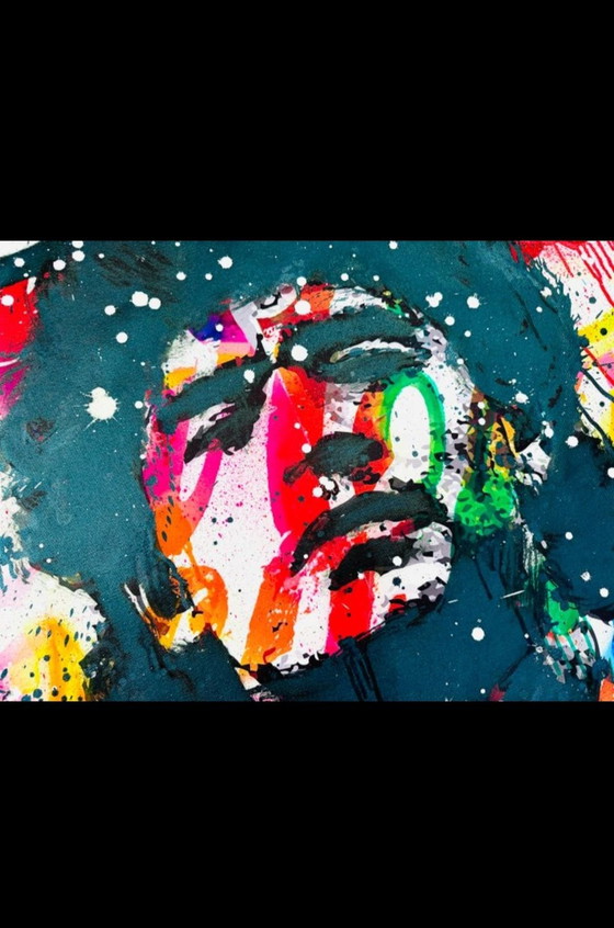 Mikko (Spain) - Pop art - Maradonna on Coca-Cola Pattern - signed with COA, Paintings & Drawings, Canvas (photo 6 of 9)