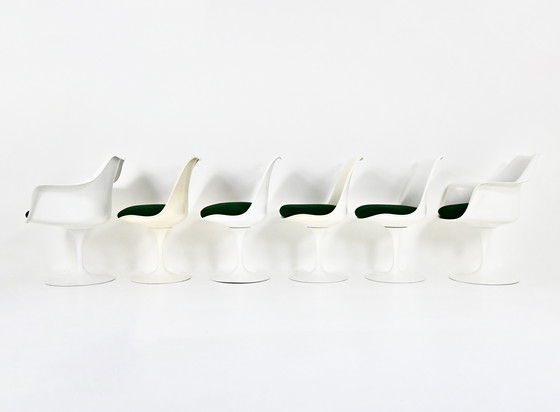 Image 1 of Sedie da pranzo Tulip di Eero Saarinen per Knoll International, anni '70, set di 6