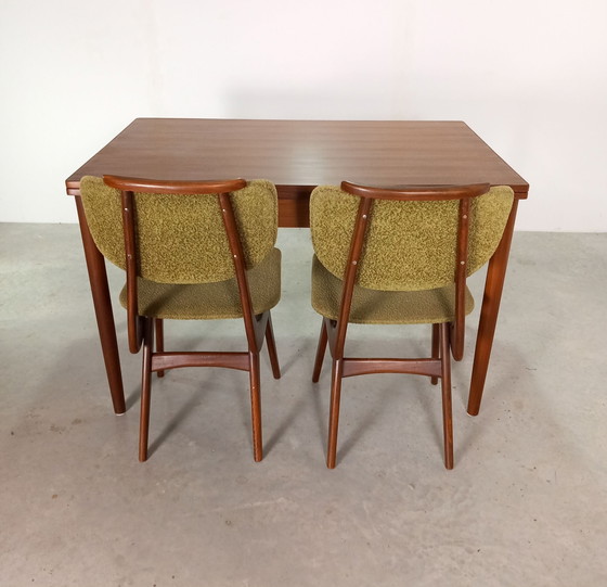 Midcentury teak Dining table | extendable | Vintage Danish design, Wood, Brown (photo 10 of 10)