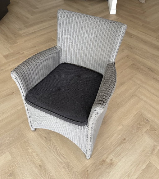 Lloyd Loom Esszimmerstühle. 6 Stück