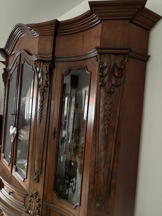 Image 1 of antique china cabinet