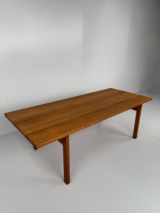 Image 1 of Solid Oak Coffee Table by Andreas Tuck – Design by Hans J. Wegner