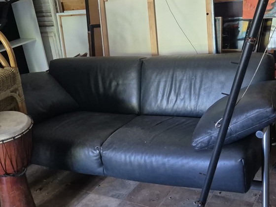 Image 1 of Montis Tango Vintage Sofa Black Leather