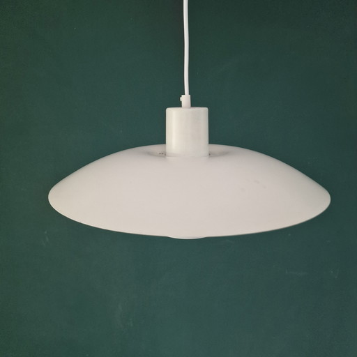 Lampe pendante vintage Louis Poulsen PH 3/4 - Blanc - Ø 40 cm - Design Poul Henningsen - Danemark