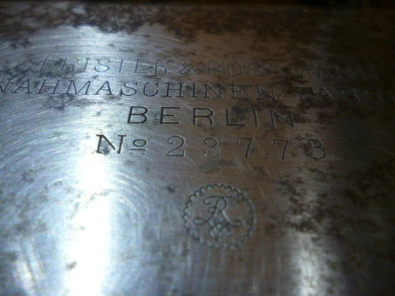 Image 1 of Antique step sewing machine from 1873