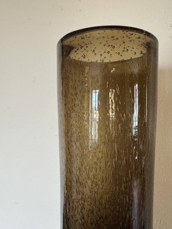 Image 1 of Vase Roller Bullauge Glas Bendor 60er Jahre