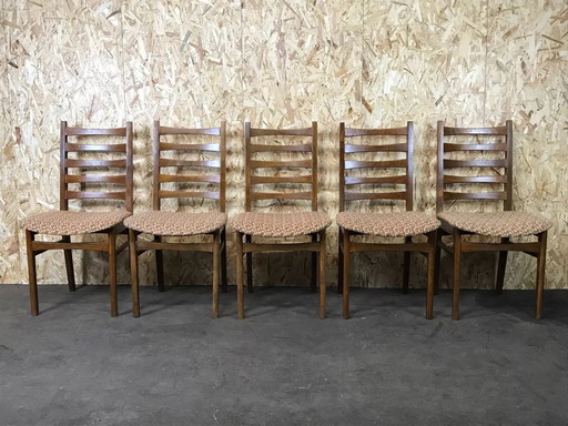 5x 60s 70s chairs Dining Chair Dining chairs Danish Design 60s