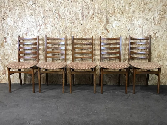 Image 1 of 5x 60s 70s chairs Dining Chair Dining chairs Danish Design 60s