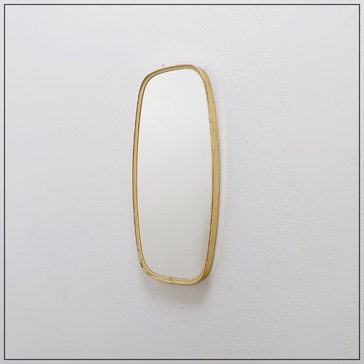 Vintage "achteruitkijkspiegel" wandspiegel - 1960