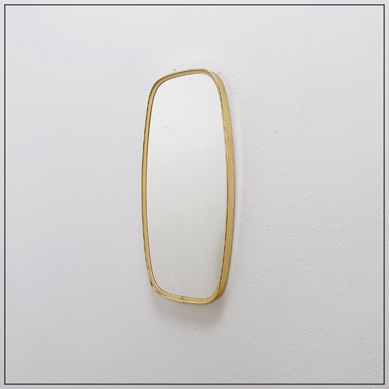 Image 1 of Vintage "achteruitkijkspiegel" wandspiegel - 1960