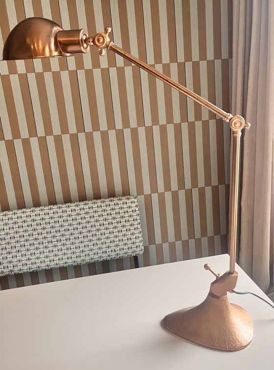 Image 1 of Pols Potten tafellamp bureaulamp koper 