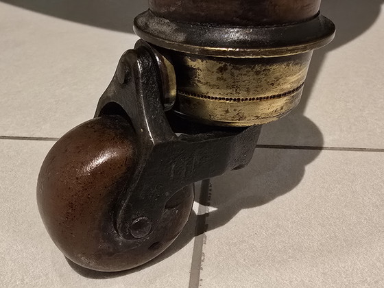 Image 1 of Antieke Engelse bureau- / library armstoel