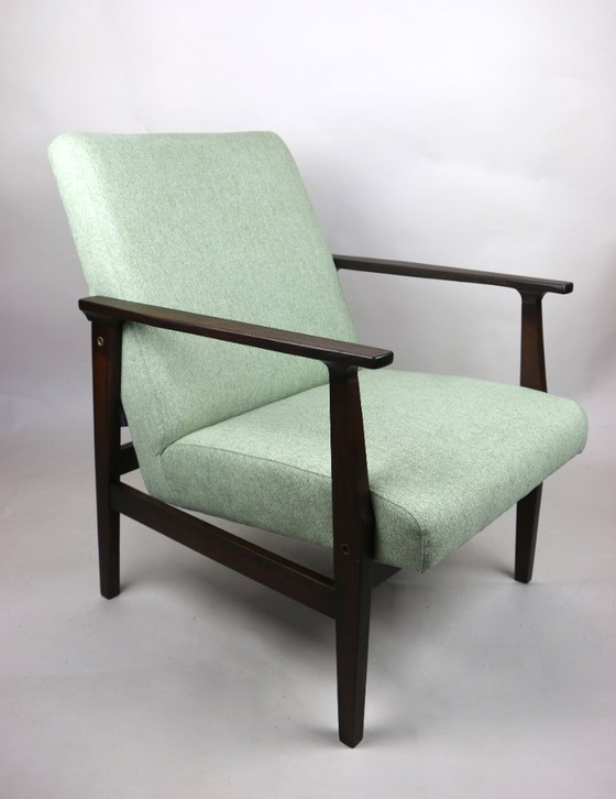 Image 1 of Fauteuil lounge vert clair GFM63 de J. Kedziorek, années 1970