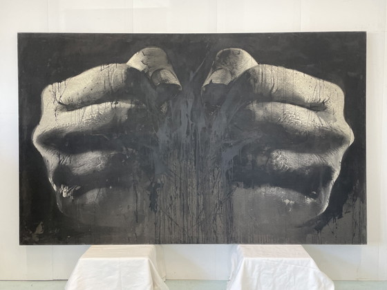 Krijn van Noordwijk Olieverf op Canvas 245 x 150 – Kunst (photo 4 of 5)
