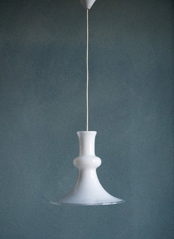 Lampada a sospensione Etude in vetro bianco di Michael Bang per Royal Copenhagen – Lampade a sospensione (photo 4 of 8)