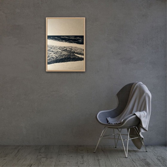 Image 1 of Ink on 400g kraft paper. 70x50cm.