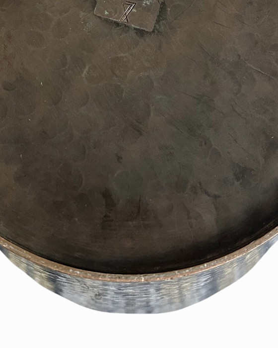 Image 1 of Grande vaso da terra in rame di Harald Buchrucker, realizzato a mano negli anni '30 con martello.