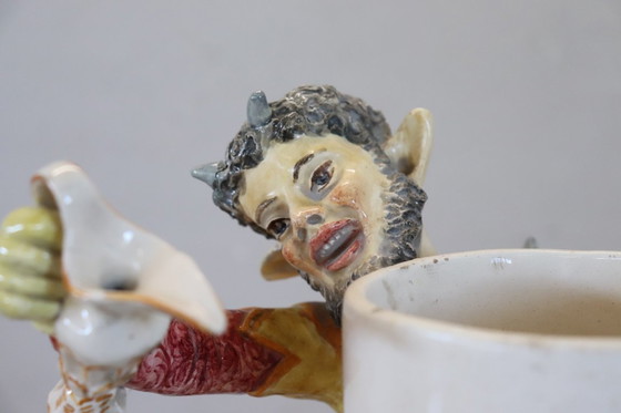 Image 1 of Majestic Ceramic Vase, Italy Early 20th Century