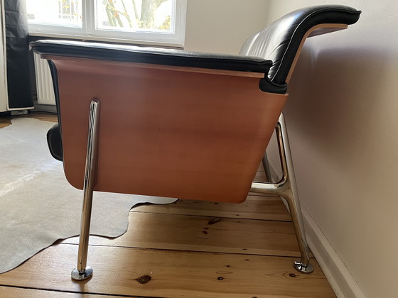 Image 1 of Divano Wilkhahn Avera 826/5, 2 posti, pelle, metà secolo, Bauhaus, era spaziale