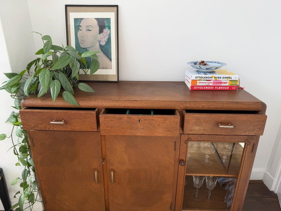 Credenza Art Déco vintage in legno – Credenze, Wood (photo 8 of 9)