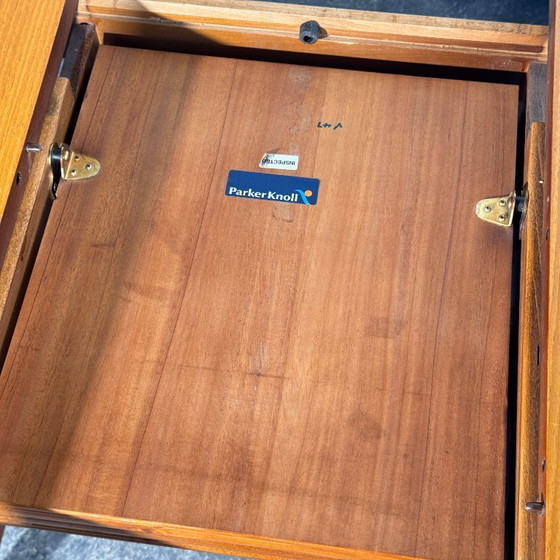Image 1 of Parker Knoll Oval Extendable Teak Dining Table, 1960s