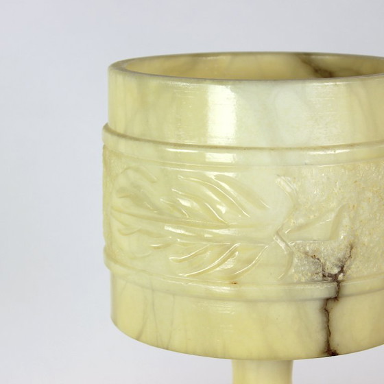 Image 1 of Lámpara de mesa de mármol única, Noruega, década de 1970