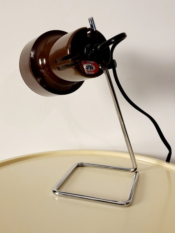 Image 1 of Lampe de bureau vintage du milieu du siècle, conçue par NF Luminaires, probablement des années 1970.