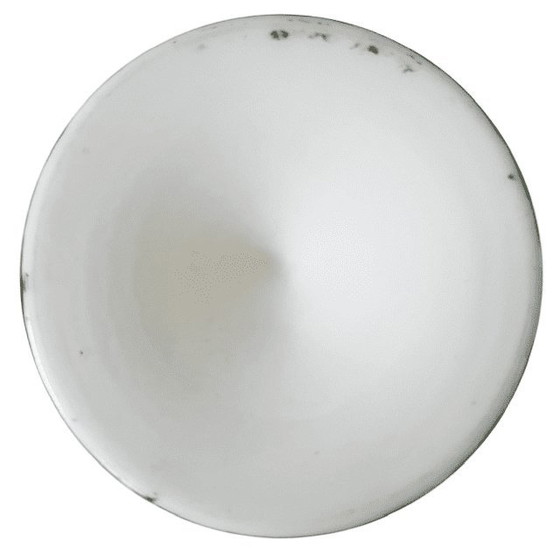 Image 1 of Antico vaso vittoriano in opalina con fiori verdi dipinti a mano, anni 1900