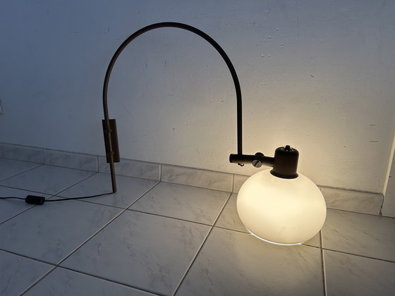 Image 1 of Vintage arc lamp mushroom shade Herda