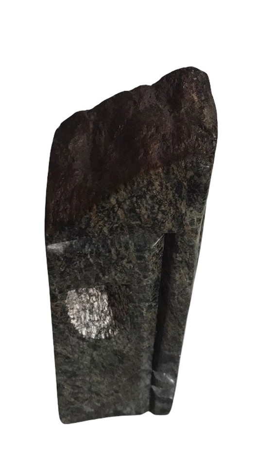 Image 1 of Vanassa Rangisse Sculpture serpentine africaine h=17,5cm signature incisée et certificat