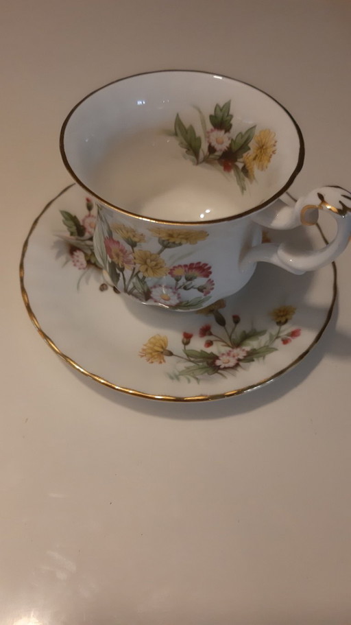 Royal Albert Country Life kop en schotel – servies, Porcelain