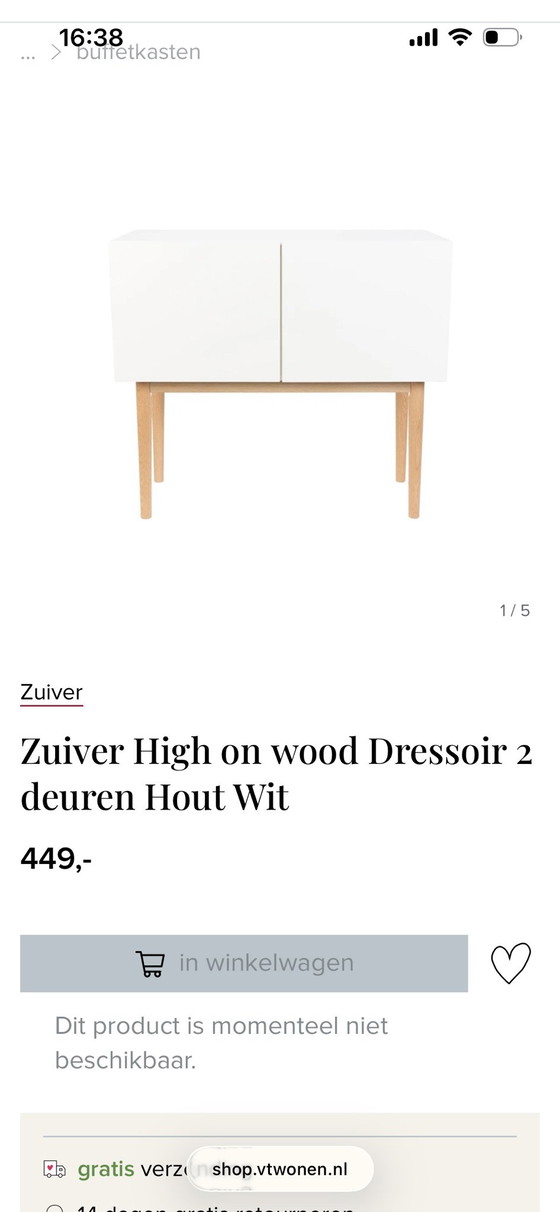 Aparador Zuiver – Aparadores, MDF, Madera (photo 6 of 8)