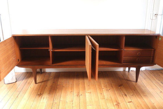 Image 1 of Vintage Scandinavian teak sideboard, 230 cm