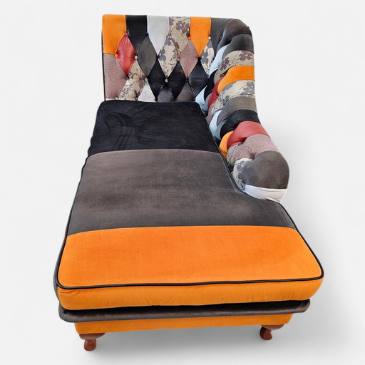Ensemble Chesterfield Jan Frantzen Design : banc et méridienne