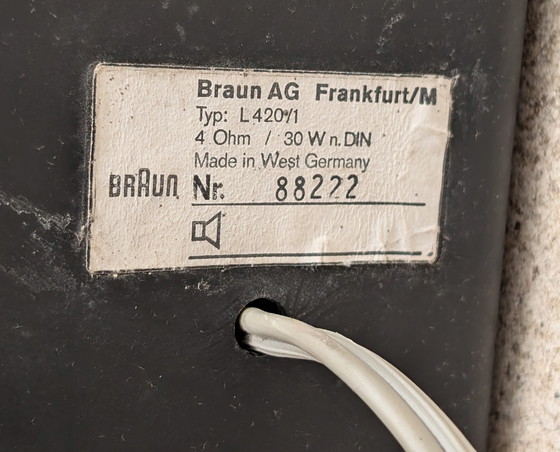 Image 1 of Raro set di altoparlanti Braun anni '70