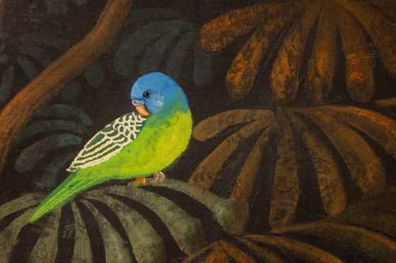 Image 1 of Groot acrylschilderij op linnen canvas. Hedendaags werk.