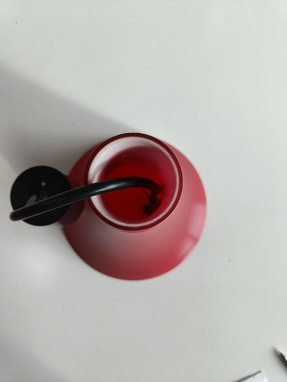 Image 1 of Lampada a sospensione rossa Tokyo del 1960 Wilhelm Braun-Feldweg per Peill & Putzler