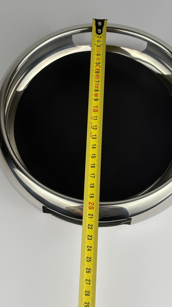 Image 1 of Sphera Sambonet bol / plateau design en acier inoxydable chromé